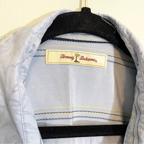 Tommy Bahama Men's Long Sleeve Silk Blend Hawaiian Button Down Size XL - Picture 7 of 14